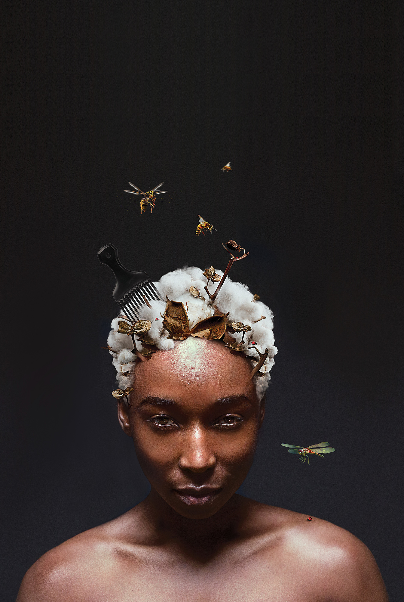 Natural Heir, Natural Hair, Nye Lyn Tho, NyeLynTho, conceptial art, cenceptual Photography, digital art, commercial, black female photographer, virginia Beach photographer, Norfolk, Hampton